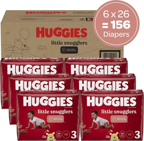 Huggies Little Snugglers Diapers Size 3