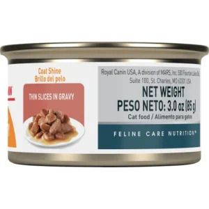 Royal Canin Intense Beauty Thin Slices in Gravy Canned Cat Food